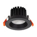 Buy Recessed LED Downlights Australia Aqua Round Recessed LED Downlight 13W Black Aluminium 5000K - 21246