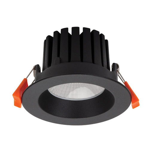 Buy Recessed LED Downlights Australia Aqua Round Recessed LED Downlight 13W Black Aluminium 4000K - 21242