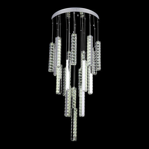 Buy Ceiling Crystals Australia Arctic Ceiling Crystal W500mm Chrome 5000K - 35050