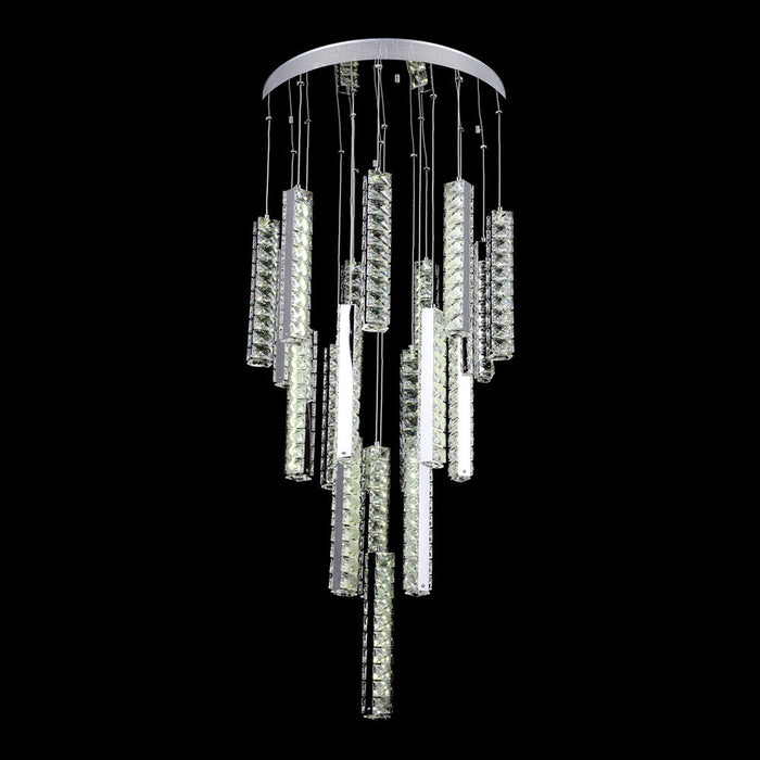 Buy Ceiling Crystals Australia Arctic Ceiling Crystal W500mm Chrome 5000K - 35050