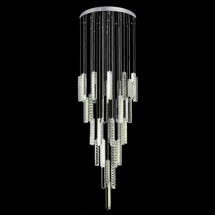 Buy Ceiling Crystals Australia Arctic Ceiling Crystal W800mm Chrome 5000K - 35051