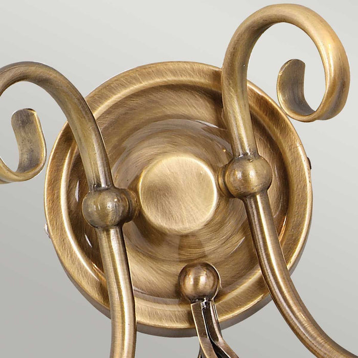 Aries 2 Light Wall Light Aged Brass - ART2-AGD-BRASS