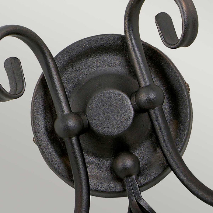 Aries 2 Light Wall Light Black - ART2-BLACK