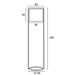 Buy Floor Lamps Australia Loftus Floor Lamp Antique Gold Iron - LOFTUS FL-AGIV