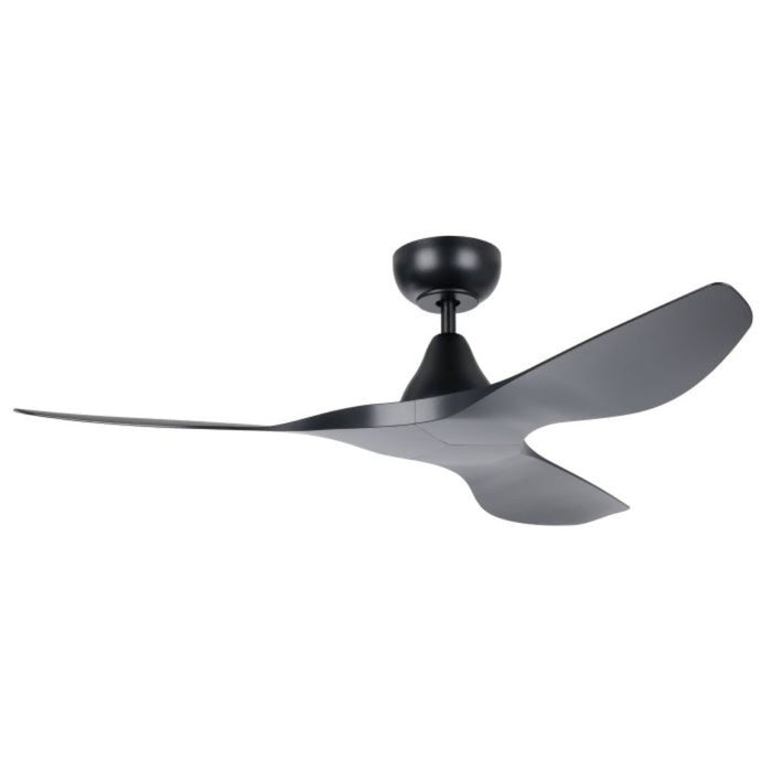 Buy DC Ceiling Fans Australia Surf DC Ceiling Fan 48" ABS Matt Black - 20549602