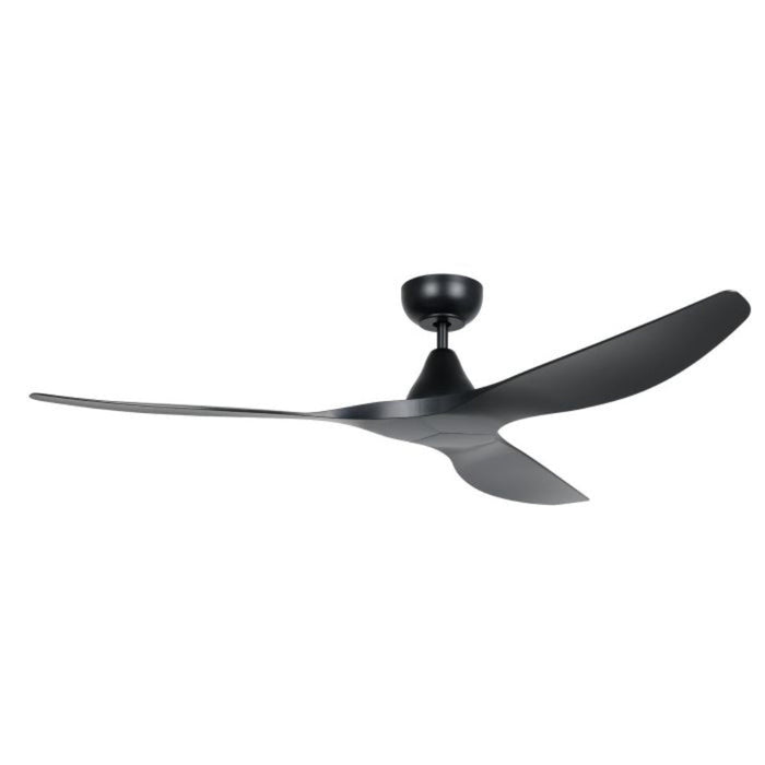 Buy DC Ceiling Fans Australia Surf DC Ceiling Fan 60" ABS Matt Black - 20550102