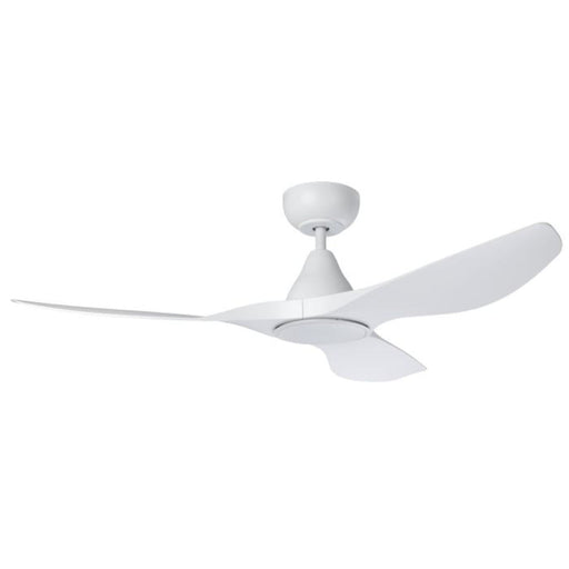 Buy DC Ceiling Fans With Light Australia Surf DC Ceiling Fan 48" Matt White LED Light Matt White - 20549701
