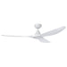 Buy DC Ceiling Fans With Light Australia Surf DC Ceiling Fan 60" Matt White LED Light Matt White - 20550201