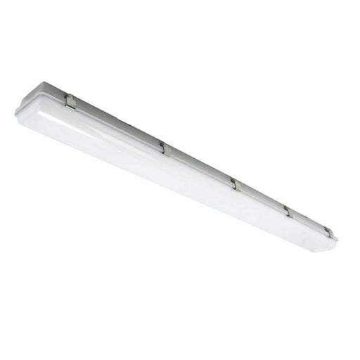 Buy LED Batten Lights Australia Sol LED Batten Light With Sensor Grey Polycarbonate 3CCT - SL9726/40TC/S
