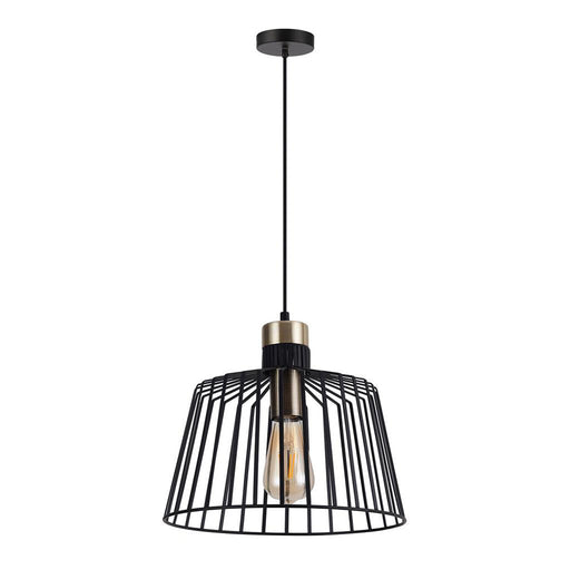Buy Pendant Lights Australia Ashley Pendant Light W300mm Black Metal - 22510