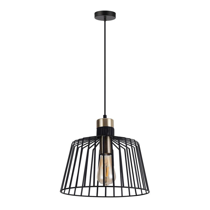 Buy Pendant Lights Australia Ashley Pendant Light W300mm Black Metal - 22510