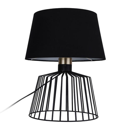 Buy Table Lamps Australia Ashley Table Lamp W300mm Black Metal - 22514