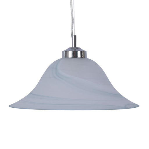 Buy Pendant Lights Australia Bela Pendant Light W420mm Blue Glass - 91605