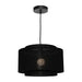 Buy Pendant Lights Australia Bern Pendant Light W350mm Black Shade - BERN1PMBLK
