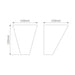 Buy Wall Sconce Australia BF-2601B Wall Sconce W120mm White Ceramic - 11083