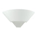Buy Wall Sconce Australia BF-7908 Wall Sconce W280mm White Ceramic Frosted Glass - 11051
