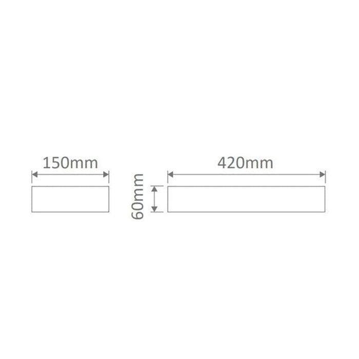 Buy Wall Sconce Australia BF-8042 Wall Sconce W420mm White Ceramic Frosted Glass - 11102