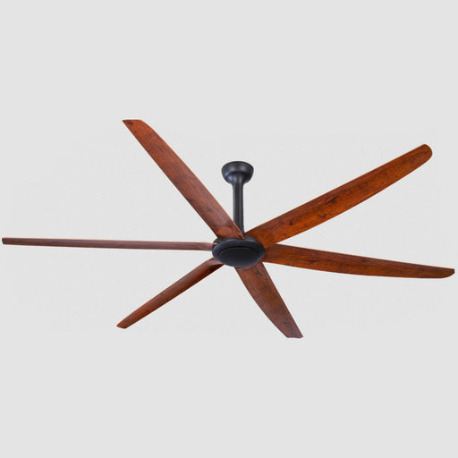 Buy DC Ceiling Fans Australia The Big Fan V2 DC Ceiling Fan 86" Matt Black Aerodynamic Wedge Compression Oak Blade - TBF0864