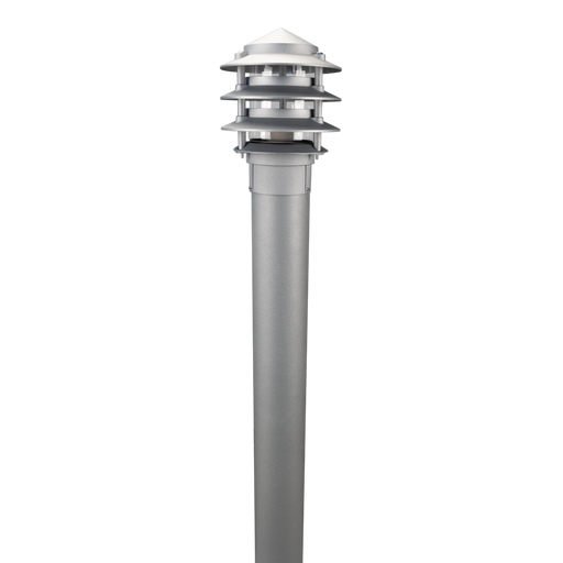 Buy Bollard Lights Australia BL-100 Bollard Light H1168mm Silver Aluminium - 10730