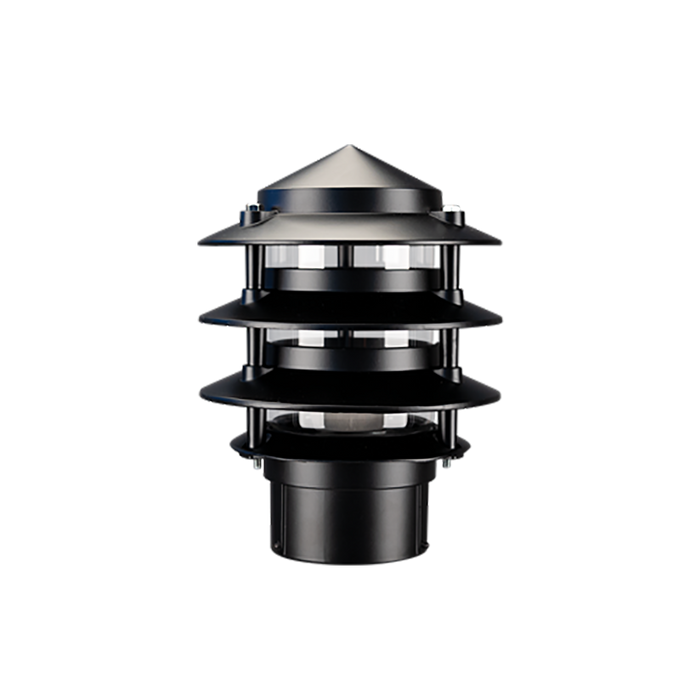 Buy Post Tops Australia BL-100 Post Top Black Aluminium - 10701