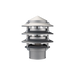 Buy Post Tops Australia BL-100 Post Top Silver Aluminium - 10702