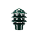 Buy Post Tops Australia BL-100 Post Top Green Aluminium - 10703