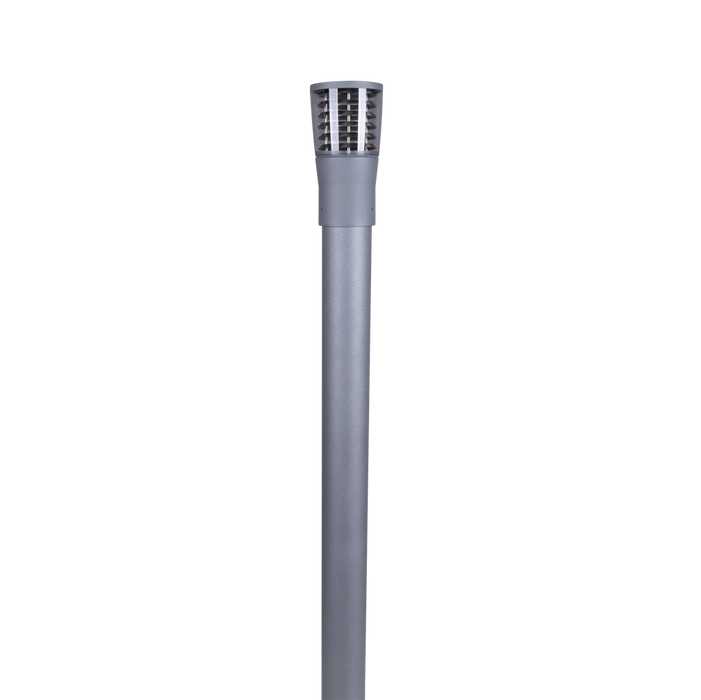 BL-300 Bollard Light H1164mm Silver Aluminium - 10742