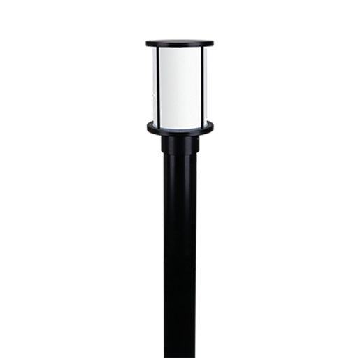 Buy Bollard Lights Australia BL-400-KIT Bollard Light KIT W150mm Frost Black Aluminium - 10683