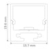 Buy Strip Light Profiles Australia Bloc Surface Mounted Strip Light Profile White Aluminium - 22069