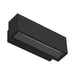 Buy Up / Down Wall Lights Australia Block Up & Down Wall 2 Lights 12W Black Aluminium 3000K - 19548