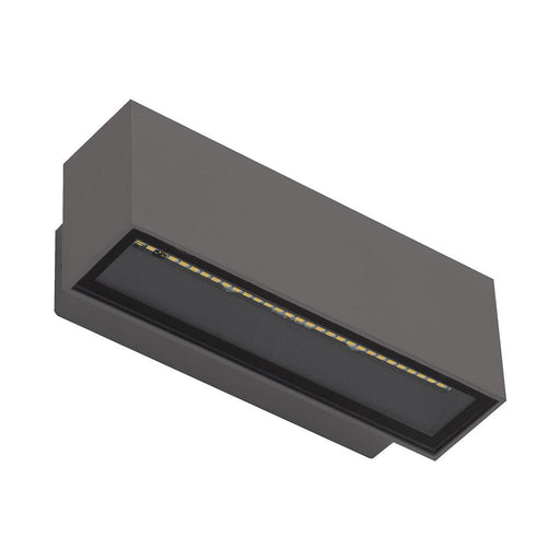 Buy Up / Down Wall Lights Australia Block Up & Down Wall 2 Lights 12W Dark Grey Aluminium 3000K - 19562