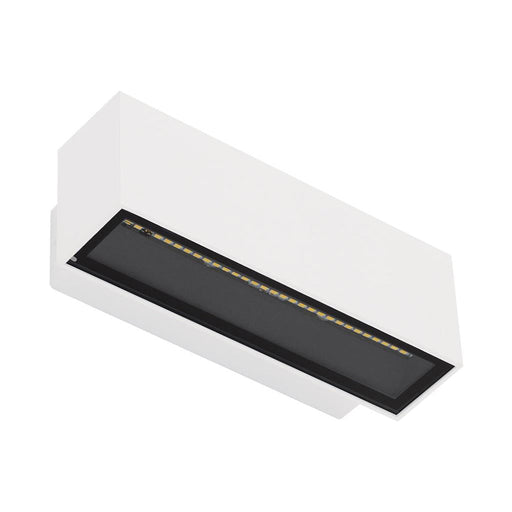 Buy Up / Down Wall Lights Australia Block Up & Down Wall 2 Lights 12W White Aluminium 3000K - 19578