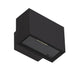 Buy Up / Down Wall Lights Australia Block Up & Down Wall 2 Lights 6W Black Aluminium 5000K - 19545
