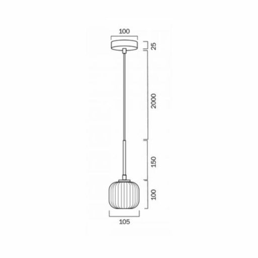 Buy Pendant Lights Australia Bobo 1 Light Pendant Black & Smoke - BOBO PE01-BKSM