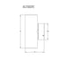 Buy Up / Down Wall Lights Australia BONDI Up / Down Wall Light W60mm Black 3CCT - SL7322TC/BK