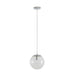 Buy Pendant Lights Australia Bubble Pendant Light W200mm Chrome Clear Glass - 31452