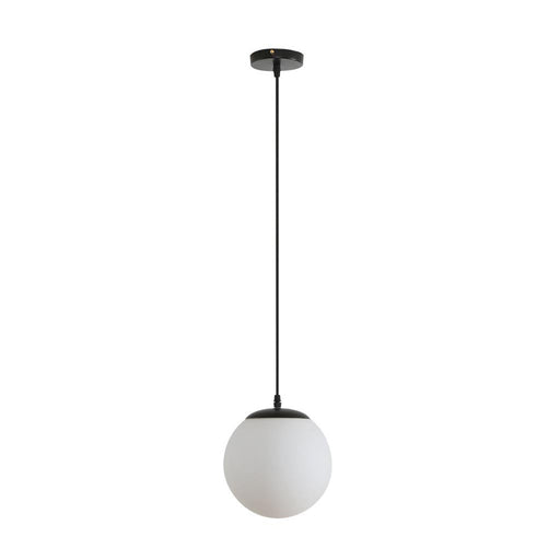 Buy Pendant Lights Australia Bubble Pendant Light W200mm Black Opal Glass - 31457