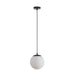 Buy Pendant Lights Australia Bubble Pendant Light W200mm Black Opal Glass - 31457