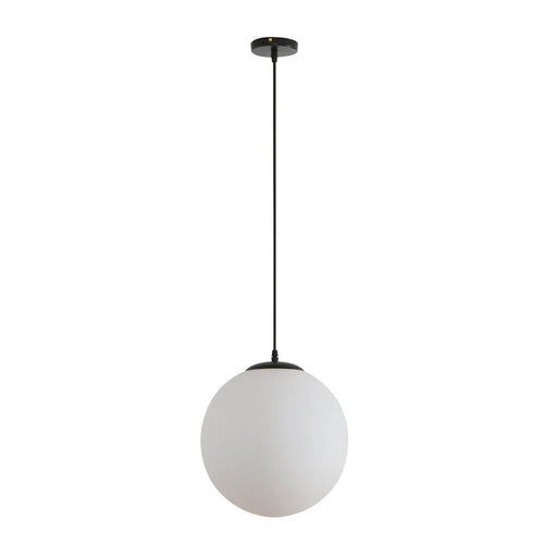 Buy Pendant Lights Australia Bubble Pendant Light W300mm Black Opal Glass - 31485