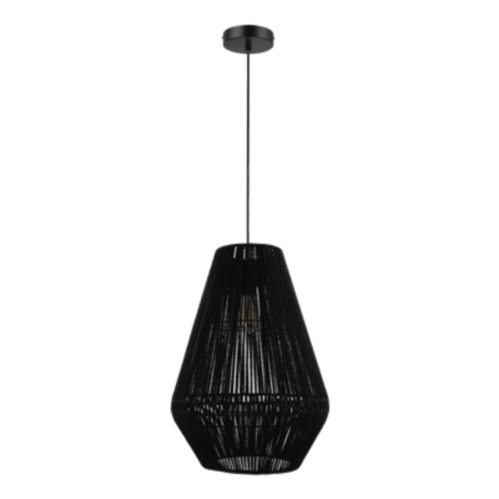 Buy Pendant Lights Australia Carter Pendant Light W275mm Black - 23142