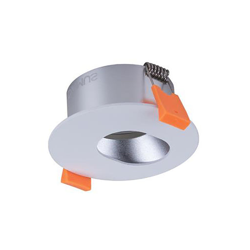 Buy Downlight Frames Australia Cell Key Downlight Frame W85mm White Aluminium - 27064