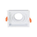 Buy Downlight Frames Australia Cell Square Tilt Downlight Frame W109mm White Aluminium - 27058