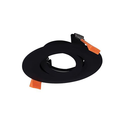 Buy Downlight Frames Australia Cell Tilt Downlight Frame W110mm Black Aluminium - 27055