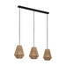 Buy Pendant Lights Australia ALDERNEY Pendant 3 Lights White Textile Thread - 206047
