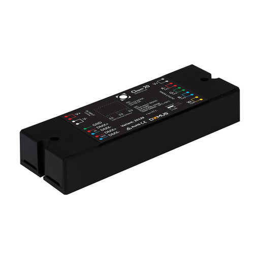 Buy Strip Light Controllers Australia Chameleon Strip Light Controller RGBW DMX-512 interface Black Plastic - 20129
