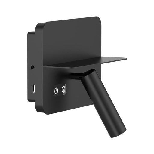 Buy Bedside Reading Lights Australia Charge Bedside Reading Light 4.5W Black 3000K - 22697