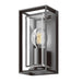 Buy Exterior Wall Lights Australia Claro Rectangle Exterior Wall Light Dark Grey Aluminium - 19891