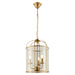 Buy Ceiling Lanterns Australia CLOVELLY Ceiling Lantern 3 Lights Gold - CLOV3PGLD
