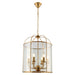 Buy Ceiling Lanterns Australia CLOVELLY Ceiling Lantern 6 Lights Gold - CLOV6PGLD