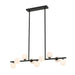 Buy Island Pendant Lights Australia Moran Island Pendant 9 Lights Black Metal - MORAN PE09-BKOP